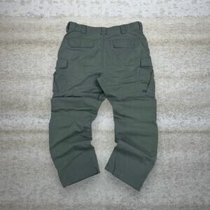 Vintage 5.11 Tactical Pants Olive Green Baggy Cargos Military Double Knees 90s